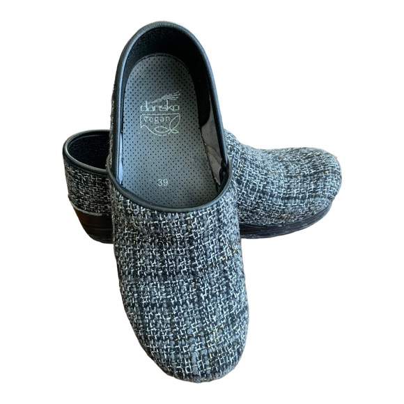 Dansko Vegan Tweed Pro Clogs Size 39 - Picture 3 of 11
